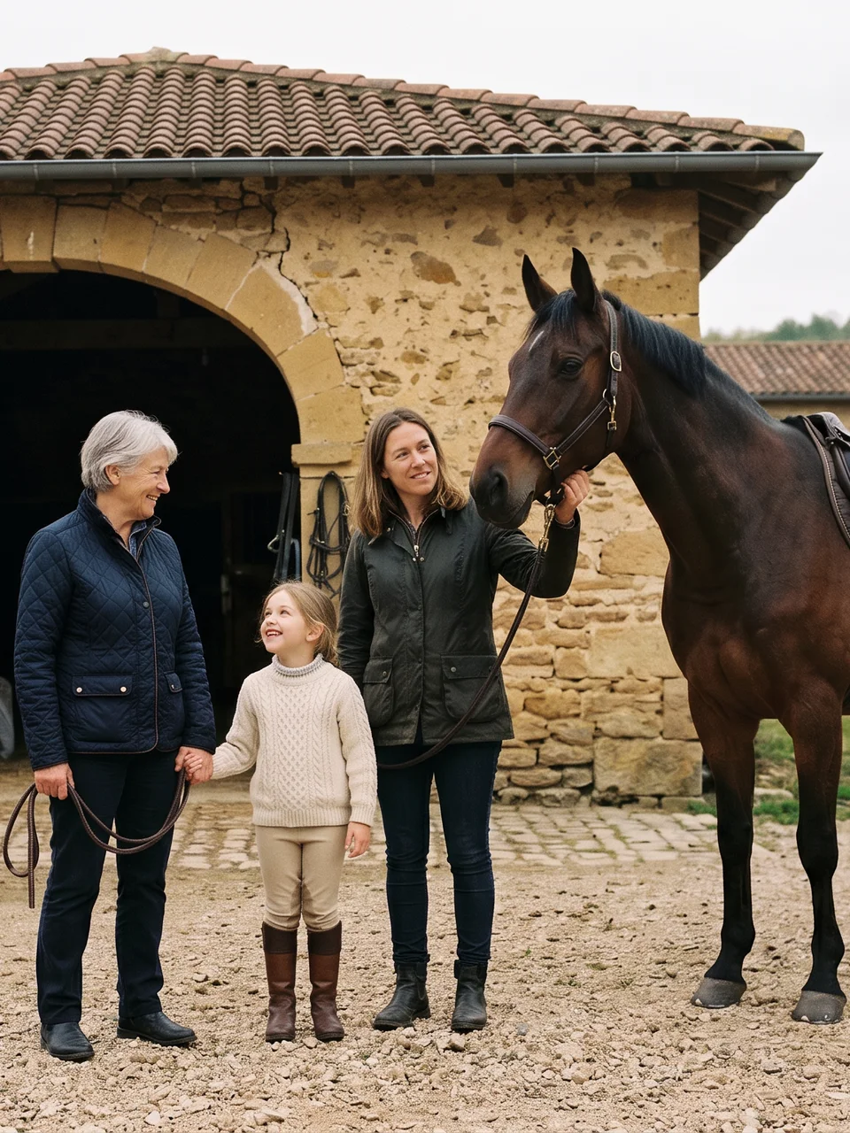 L'équipe, Les Écuries de Prailles, centre équestre à Sciez